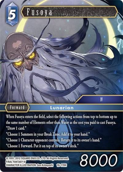 Fusoya 16-119H Emissaries of Light Final Fantasy card