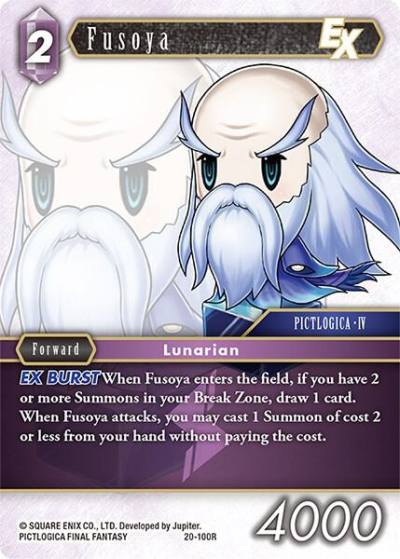 Fusoya EX 20-100R Dawn of Heroes Final Fantasy card