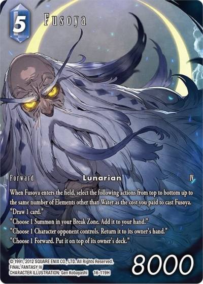 Fusoya Full Art 16-119H Emissaries of Light Final Fantasy card