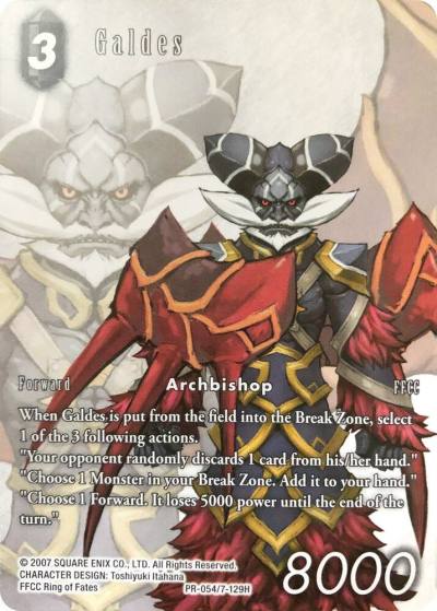 Galdes PR-054/7-129H FF: Promo Cards Final Fantasy card