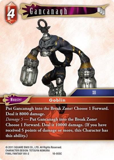 Gancanagh 10-005C Opus X Final Fantasy card