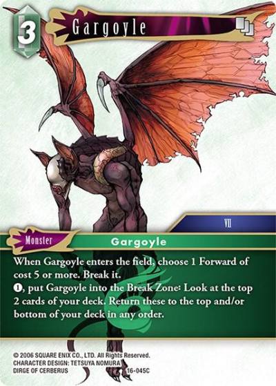 Gargoyle 16-045C Emissaries of Light Final Fantasy card