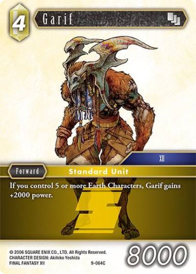 Garif 9-064C Opus IX Final Fantasy card