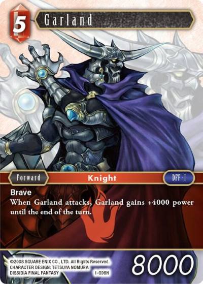 Garland 1-006H Opus I Final Fantasy card