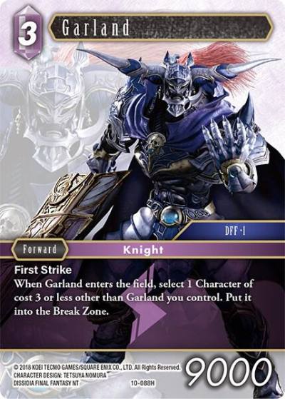 Garland 10-088H Opus X Final Fantasy card