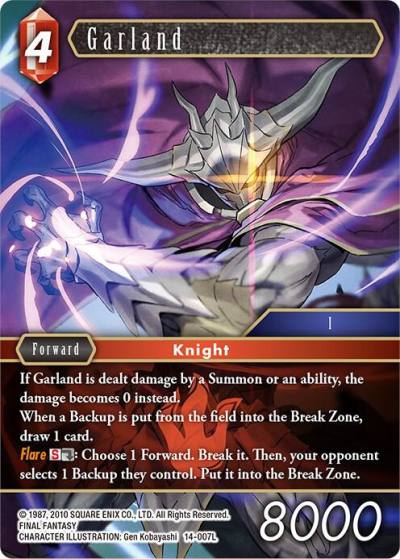Garland 14-007L Opus XIV: Crystal Abyss Final Fantasy card