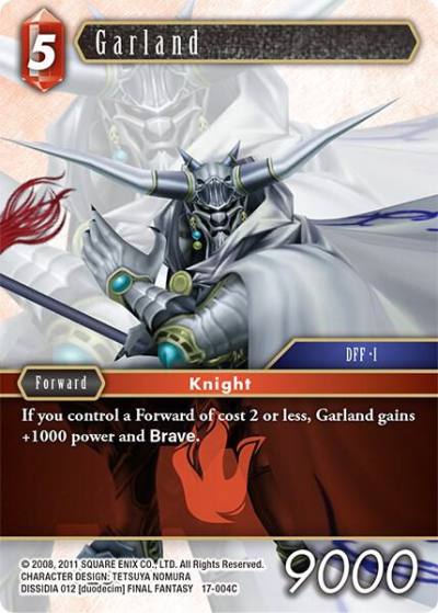 Garland 17-004C Rebellion's Call Final Fantasy card