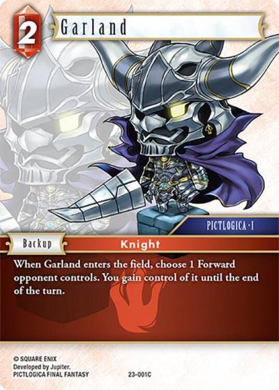 Garland 23-001C Hidden Trials Final Fantasy card