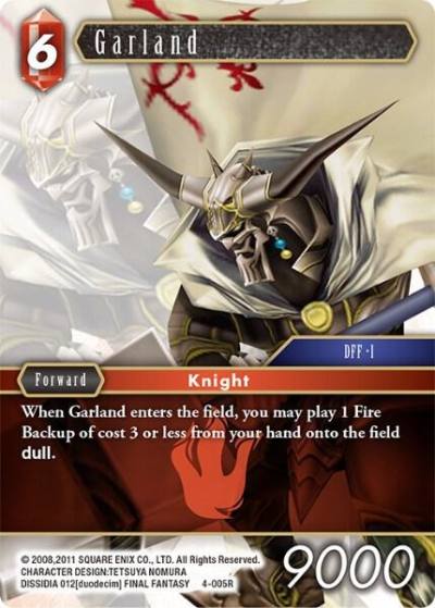 Garland 4-005R Opus IV Final Fantasy card