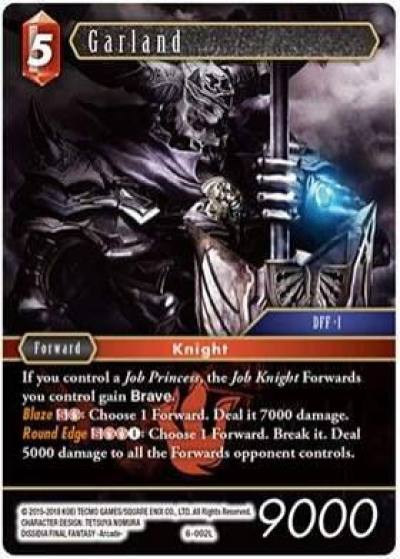 Garland 6-002L Opus VI Final Fantasy card