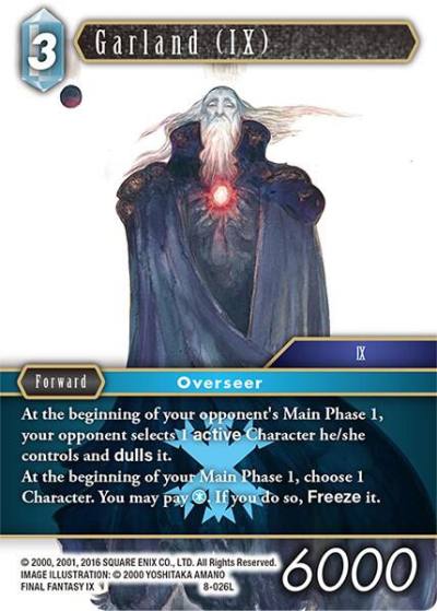 Garland IX 8-026L Opus VIII Final Fantasy card