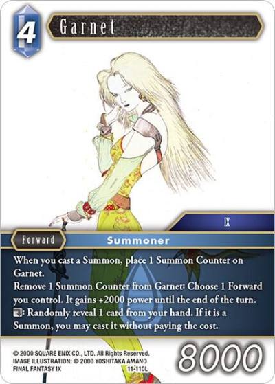 Garnet 11-110L Opus XI Final Fantasy card