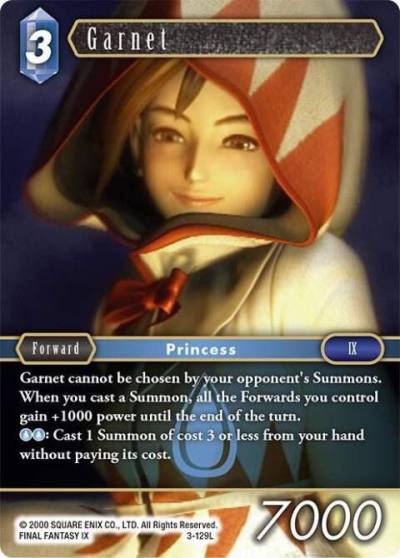 Garnet 3-129L Opus III Final Fantasy card