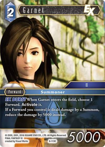 Garnet EX 8-113C Opus VIII Final Fantasy card