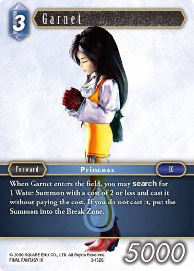 Garnet Starter 3-152S Opus III Final Fantasy card