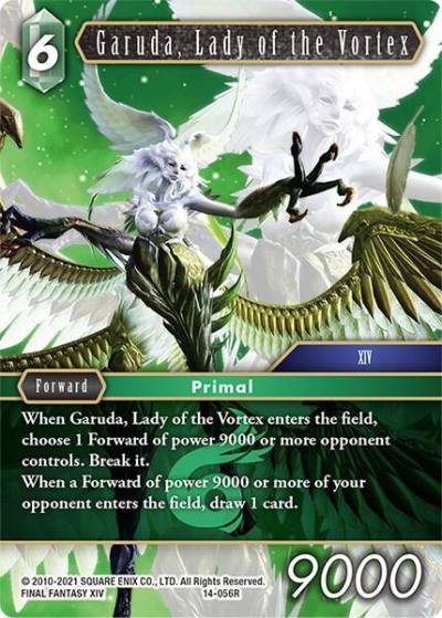 Garuda Lady of the Vortex 14-056R Opus XIV: Crystal Abyss Final Fantasy card