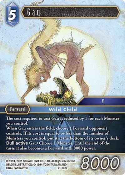 Gau 21-102L Beyond Destiny Final Fantasy card