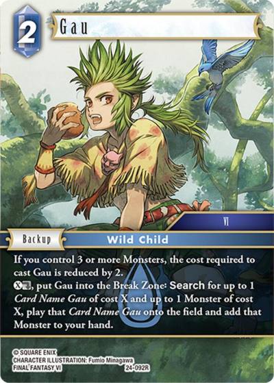 Gau 24-092R Hidden Legends Final Fantasy card