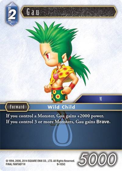 Gau 9-105C Opus IX Final Fantasy card