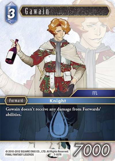 Gawain 7-107R Opus VII Final Fantasy card