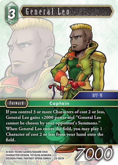 General Leo 23-057H Hidden Trials Final Fantasy card