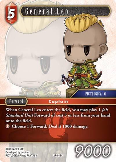 General Leo 27-018C Journey of discovery Final Fantasy card