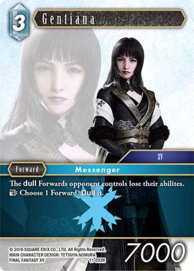 Gentiana 11-033R Opus XI Final Fantasy card
