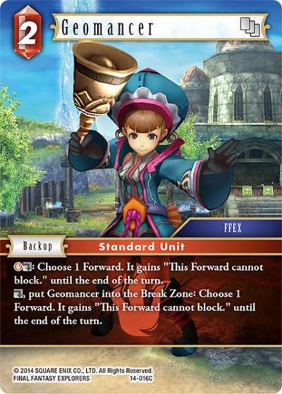 Geomancer 14-016C Opus XIV: Crystal Abyss Final Fantasy card