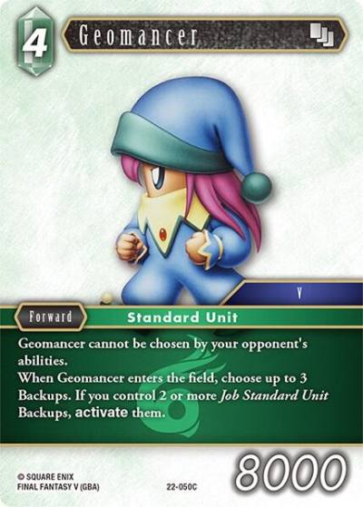 Geomancer 22-050C Hidden Hope Final Fantasy card