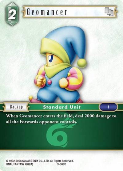 Geomancer 3-068C Opus III Final Fantasy card