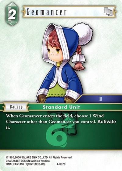 Geomancer 4-067C Opus IV Final Fantasy card