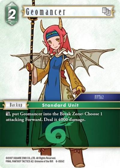Geomancer 6-055C Opus VI Final Fantasy card