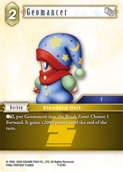 Geomancer 7-079C Opus VII Final Fantasy card