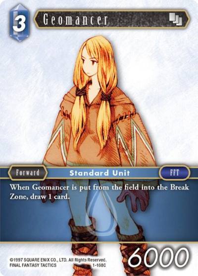 Geomancer Female Unit 1-168C Opus I Final Fantasy card