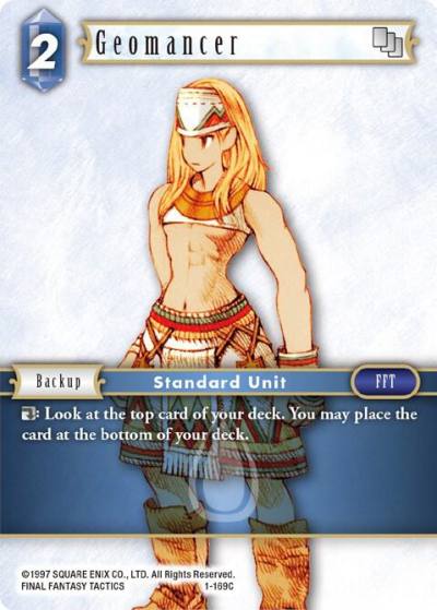 Geomancer Male Unit 1-169C Opus I Final Fantasy card