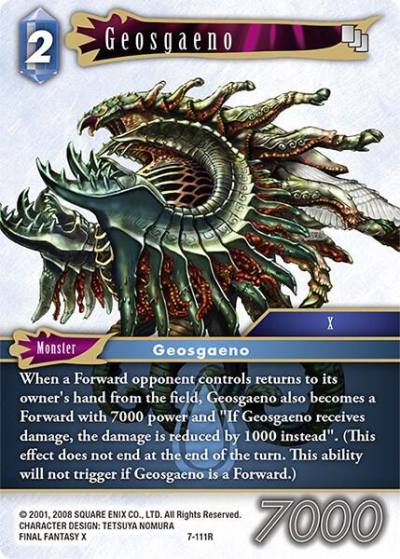 Geosgaeno 7-111R Opus VII Final Fantasy card