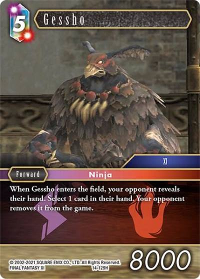 Gessho 14-129H Opus XIV: Crystal Abyss Final Fantasy card
