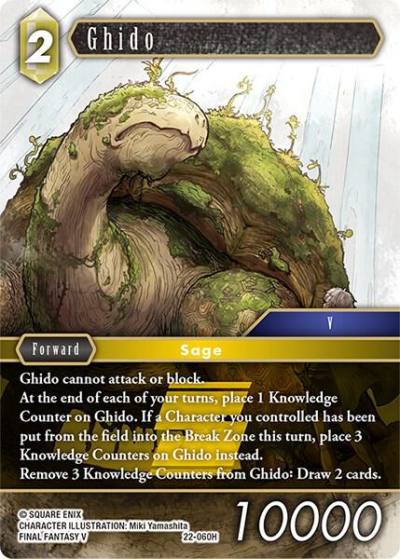 Ghido 22-060H Hidden Hope Final Fantasy card