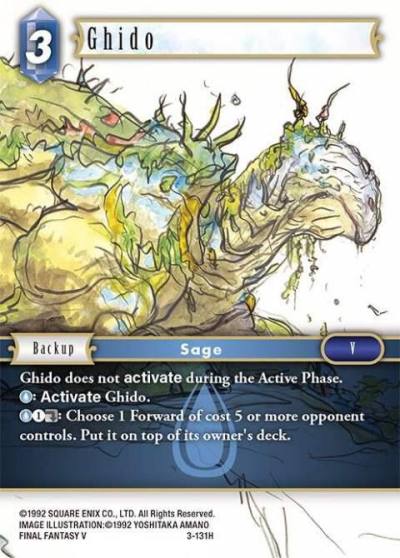 Ghido 3-131H Opus III Final Fantasy card
