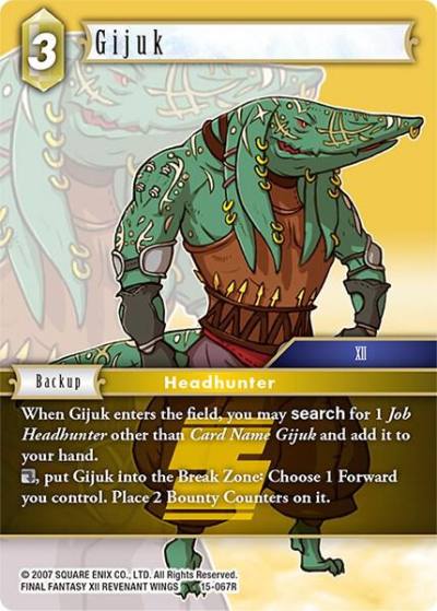Gijuk 15-067R Crystal Dominion Final Fantasy card