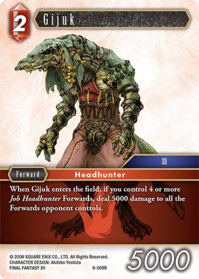 Gijuk 9-009R Opus IX Final Fantasy card