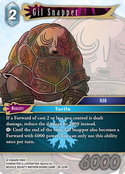 Gil Snapper 28-024R Dreamlike Oceans Final Fantasy card
