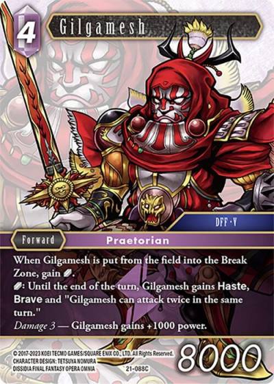 Gilgamesh 21-088C Beyond Destiny Final Fantasy card