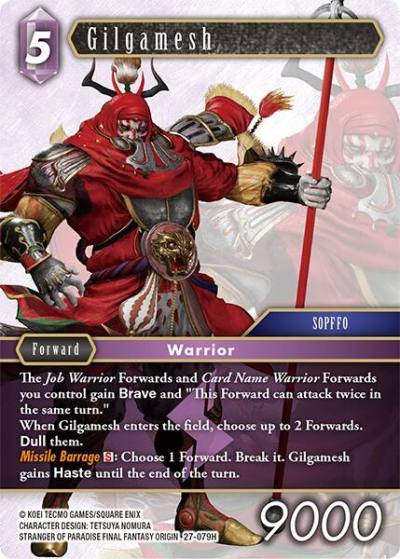 Gilgamesh 27-079H Journey of discovery Final Fantasy card