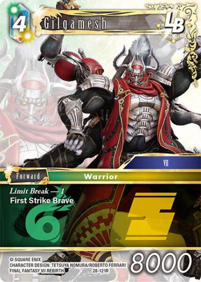 Gilgamesh 28-121R Dreamlike Oceans Final Fantasy card