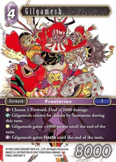 Gilgamesh 3-103H Opus III Final Fantasy card