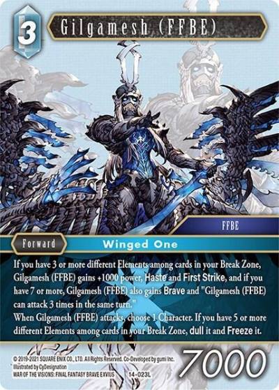 Gilgamesh (FFBE) 14-023L Blissful Eternity Final Fantasy card