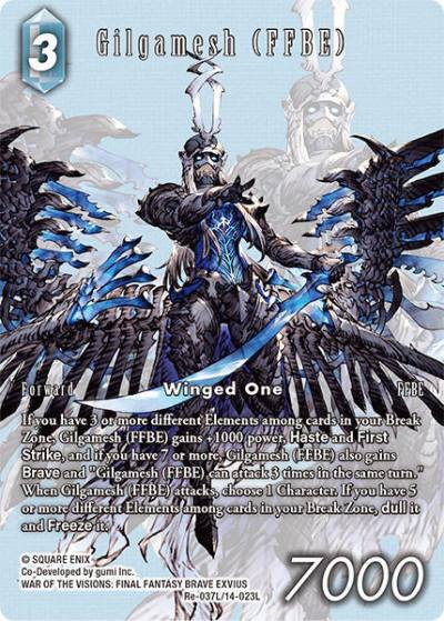 Gilgamesh FFBE Full Art Re-037L/14-023L Legacy Collection Final Fantasy card
