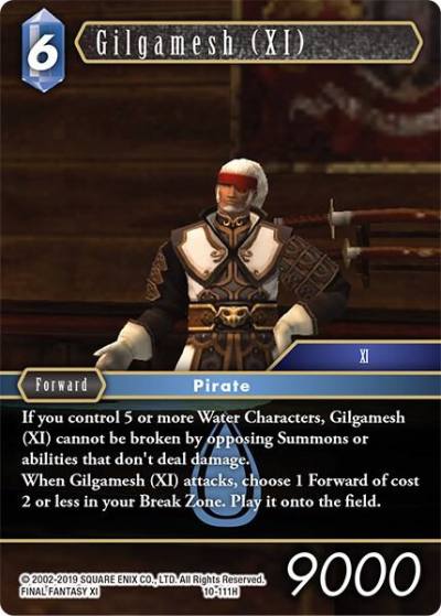 Gilgamesh XI 10-111H Opus X Final Fantasy card