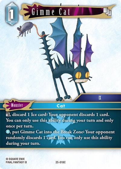 Gimme Cat 25-018C Tears of the Planet Final Fantasy card